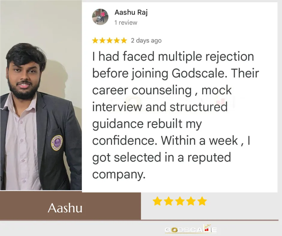 Aashu candidate testimonial