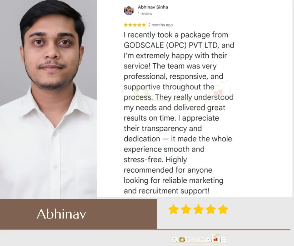 Abhinav candidate testimonial