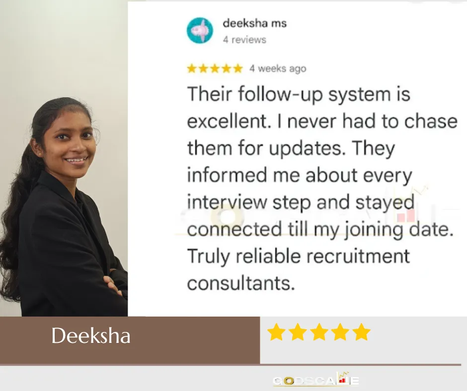Deeksha candidate testimonial