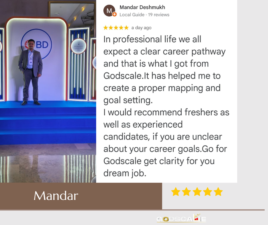 Mandar candidate testimonial