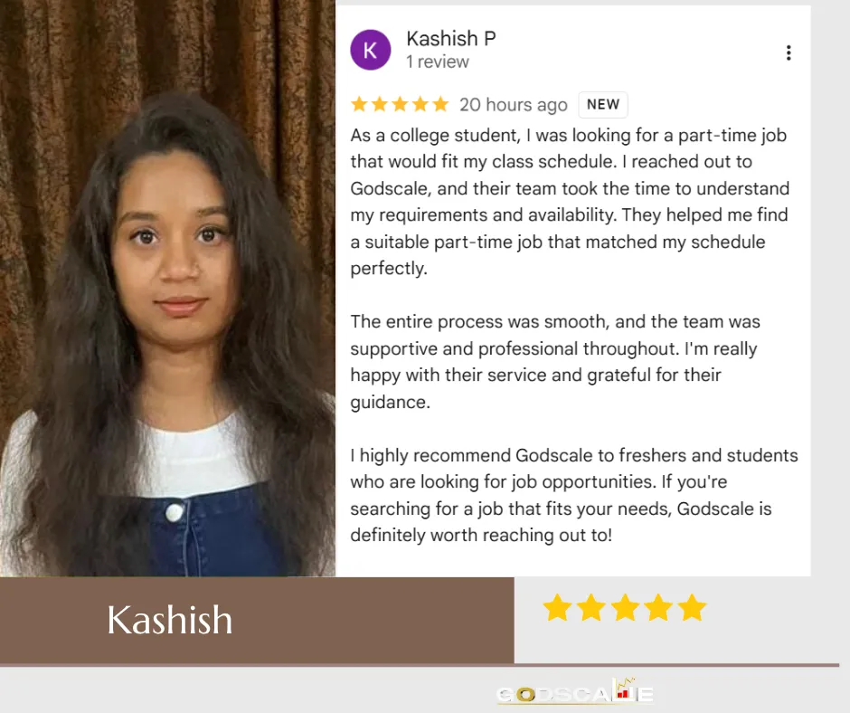 Kashish candidate testimonial